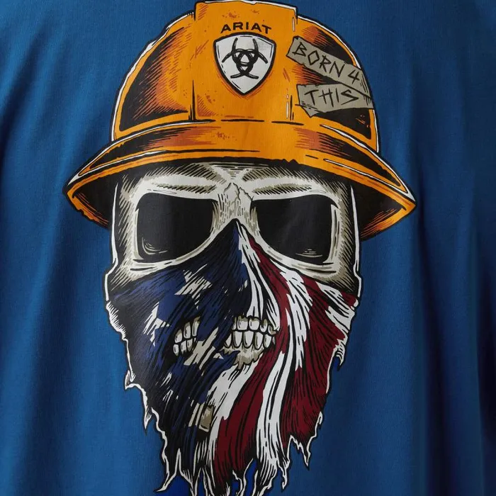 Men TShirts and Polos Ariat Rebar Workman Born For This TShirt Royal Blue Heather Men TShirts and Polos Ariat Rebar Workman Born For This TShirt Royal Blue Heather