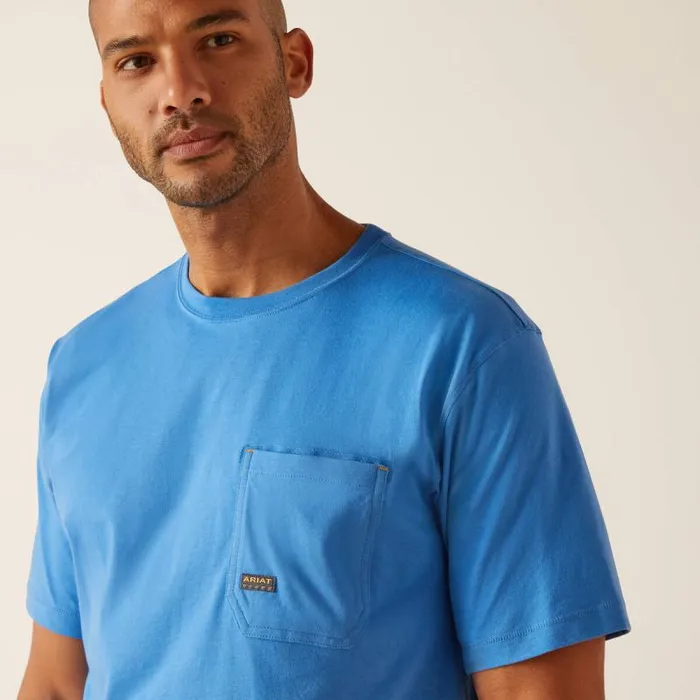Men TShirts and Polos Ariat Rebar Workman Logo TShirt Campanulagrey Camo Men TShirts and Polos Ariat Rebar Workman Logo TShirt Campanulagrey Camo