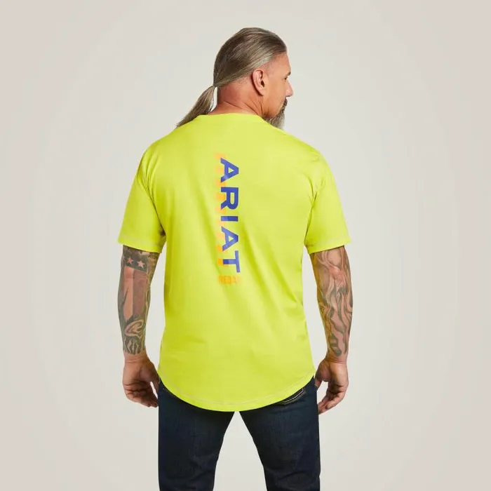 Men TShirts and Polos Ariat Rebar Workman Logo TShirt Sulphur Spring