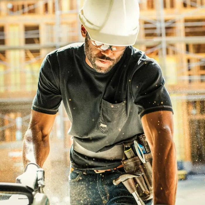 Men TShirts and Polos Ariat Rebar Workman TShirt Black