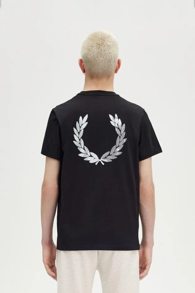 Men TShirts Fred Perry Advantage Perry TShirt Black
