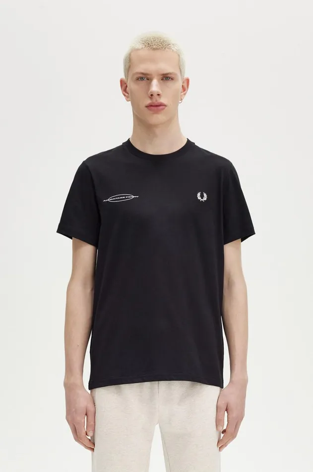 Men TShirts Fred Perry Advantage Perry TShirt Black