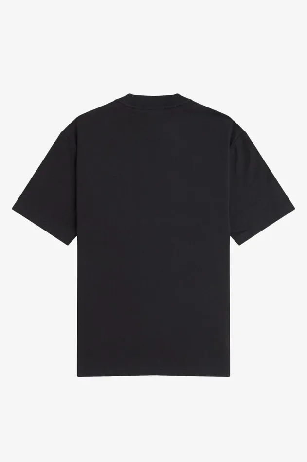 Men TShirts Fred Perry Archive Graphic TShirt Black