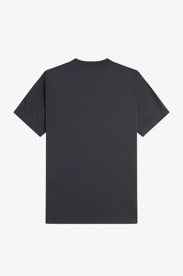 Men TShirts Fred Perry Embroidered TShirt Anchor Grey