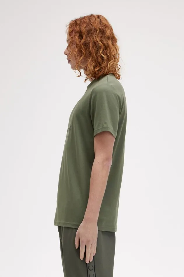 Men TShirts Fred Perry Fred Perry Graphic TShirt Laurel Wreath Green