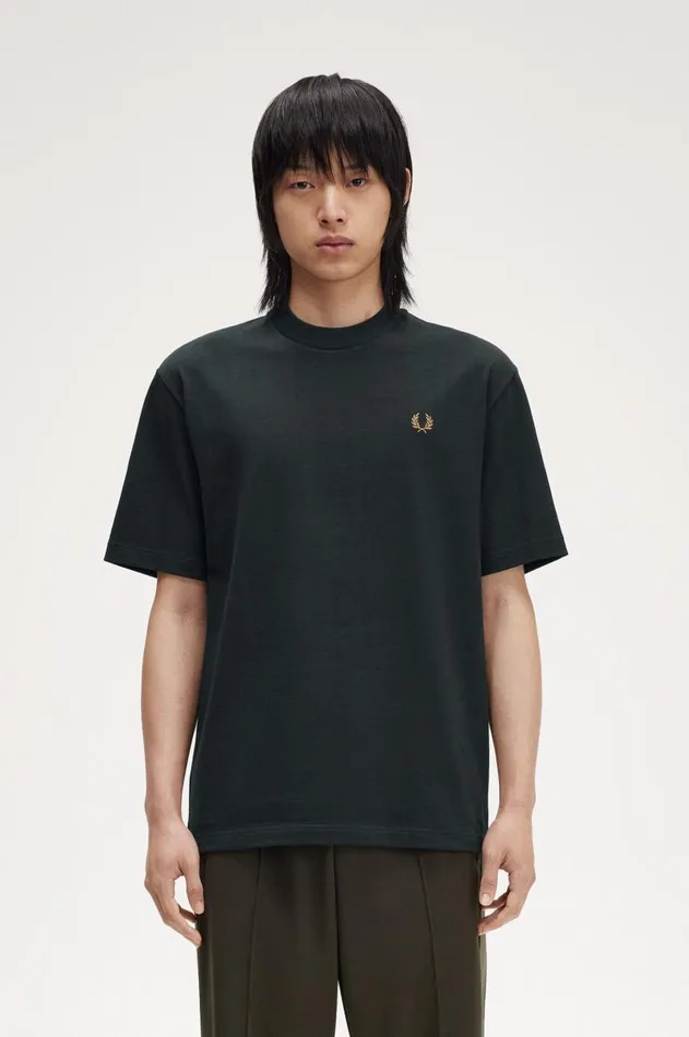 Men TShirts Fred Perry Relaxed TShirt Night Green