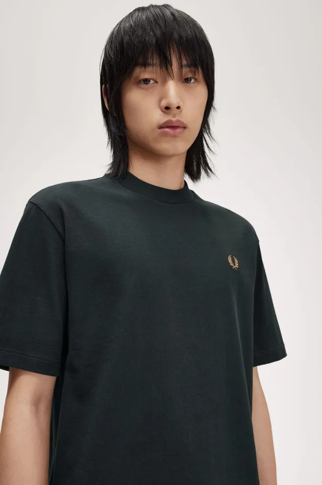 Men TShirts Fred Perry Relaxed TShirt Night Green