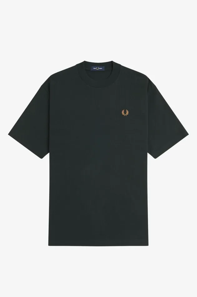 Men TShirts Fred Perry Relaxed TShirt Night Green