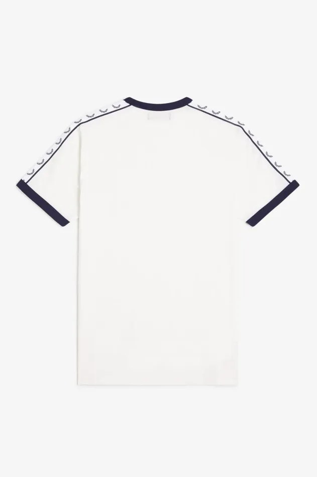 Men TShirts Fred Perry Taped Ringer TShirt Snow White