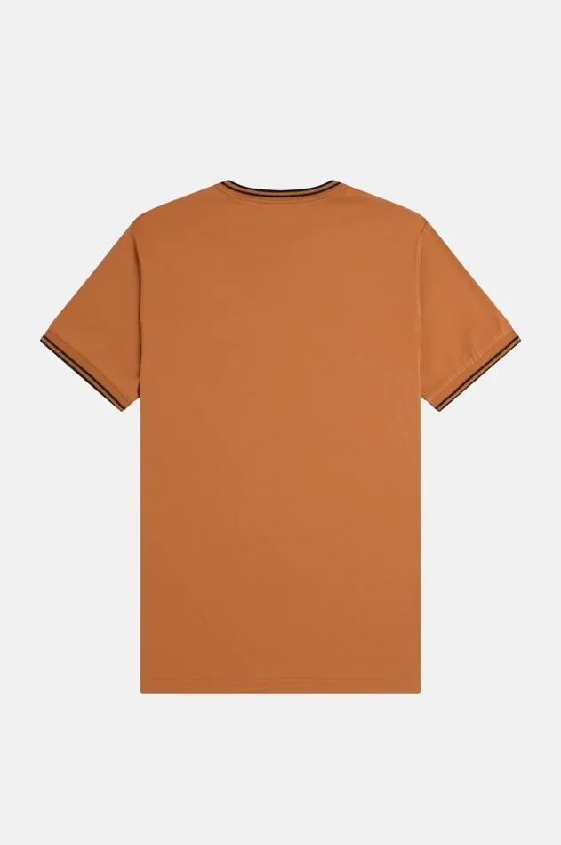Men TShirts Fred Perry Twin Tipped TShirt Marmaladeblack