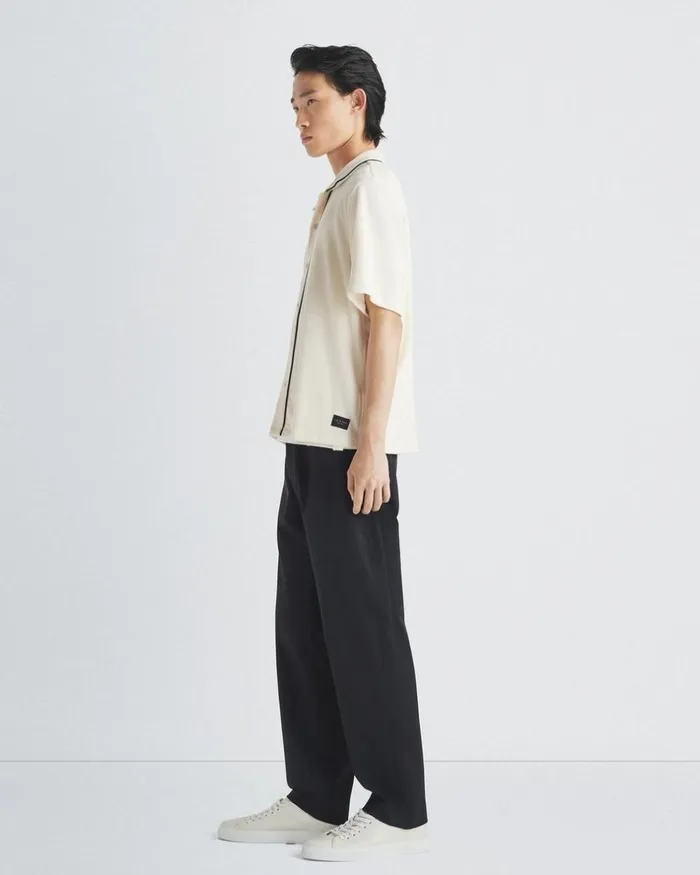 Men TShirts Rag 038 Bone Avery Toweling Shirt Ivory