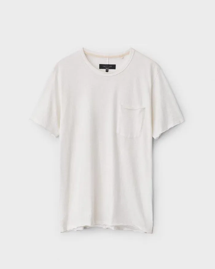 Men TShirts Rag 038 Bone Miles Principal Jersey Tee Pfd