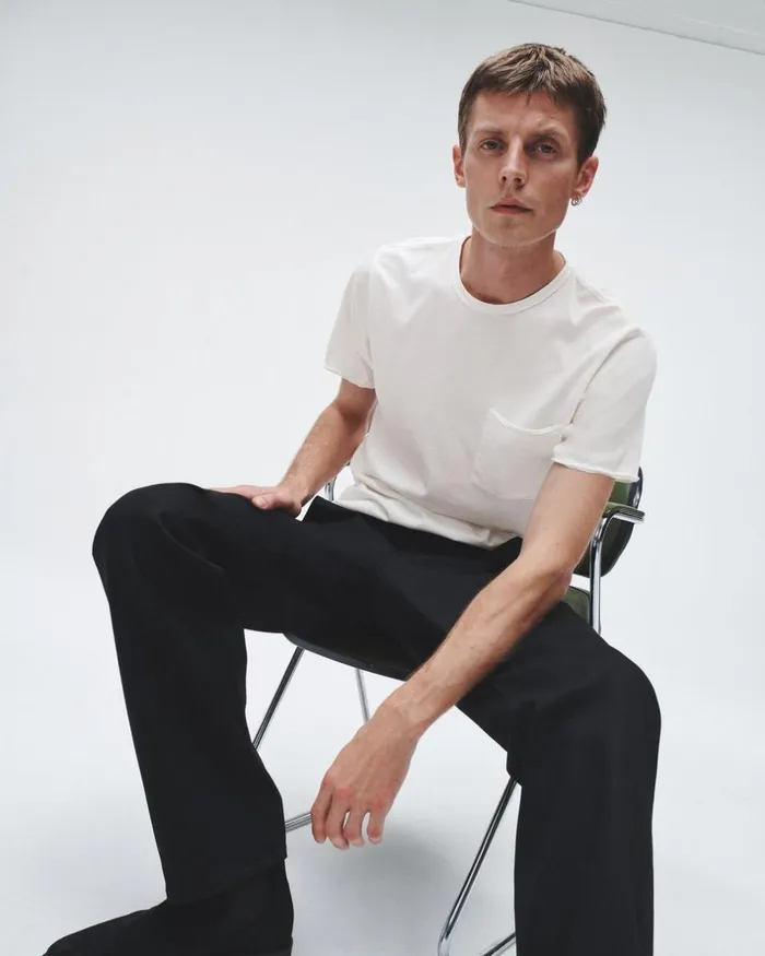 Men TShirts Rag 038 Bone Miles Principal Jersey Tee Pfd