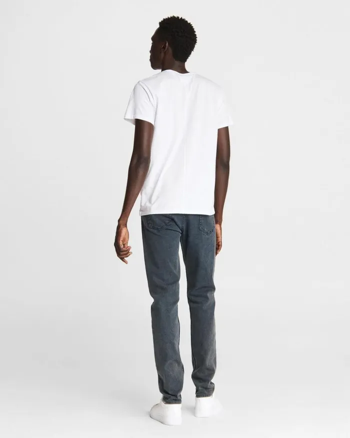 Men TShirts Rag 038 Bone Pratt Principal Short Sleeve Tee White