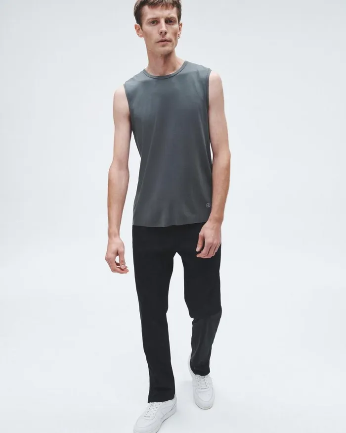 Men TShirts Rag 038 Bone Pursuit Hayden Tank Storm Grey