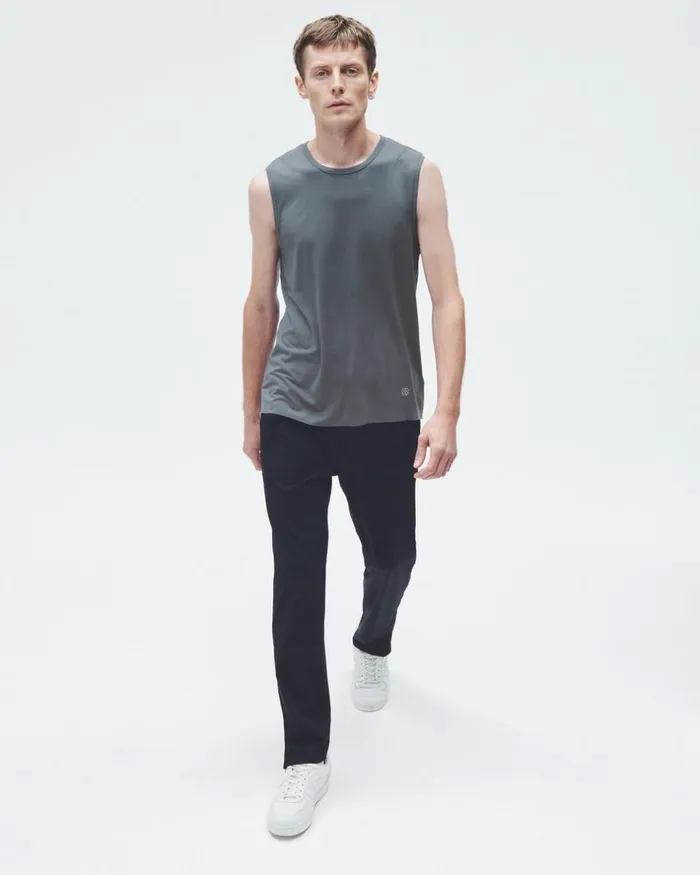 Men TShirts Rag 038 Bone Pursuit Hayden Tank Storm Grey