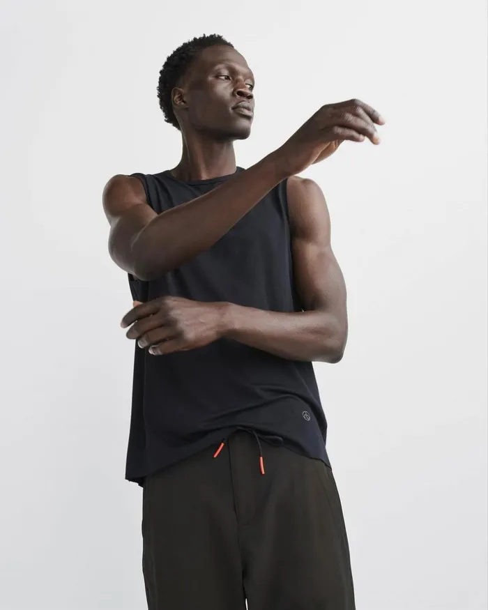 Men TShirts Rag 038 Bone Pursuit Haydon Tank Black