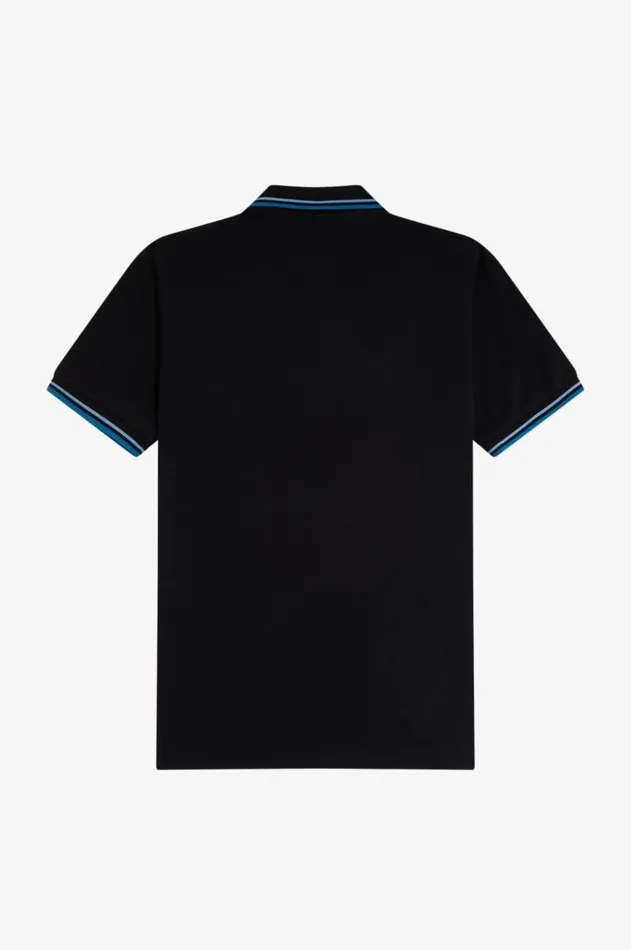 Men The Fred Perry Shirt Fred Perry M12 Blackskyrunaway Bay Ocean