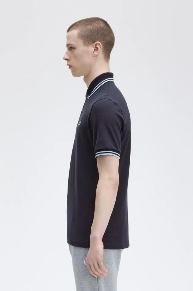 Men The Fred Perry Shirt Fred Perry M12 Navyiceice