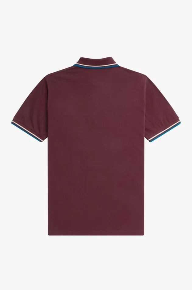 Men The Fred Perry Shirt Fred Perry M12 Oxbloodecrurunaway Bay Ocean