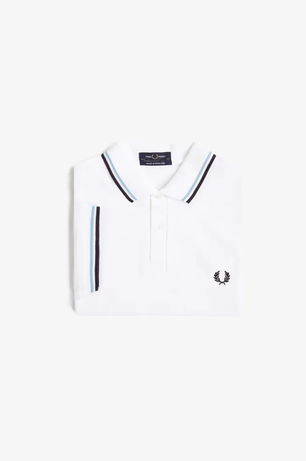Men The Fred Perry Shirt Fred Perry M12 Whiteicenavy