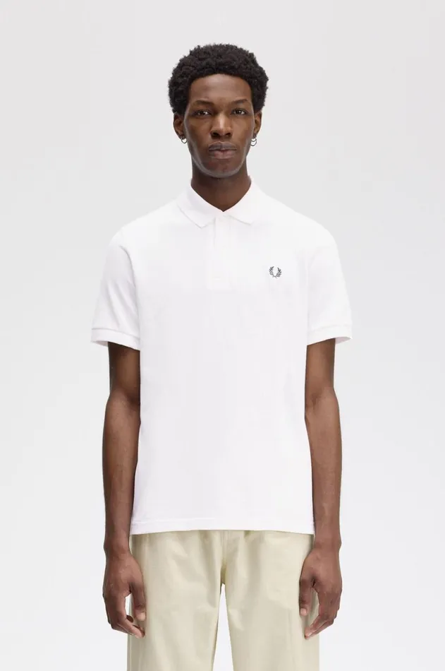 Men The Fred Perry Shirt Fred Perry M3 Whitenavy