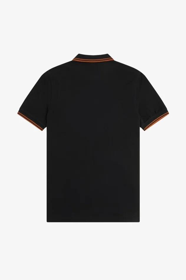 Men The Fred Perry Shirt Fred Perry M3600 Blackmarmalademarmalade