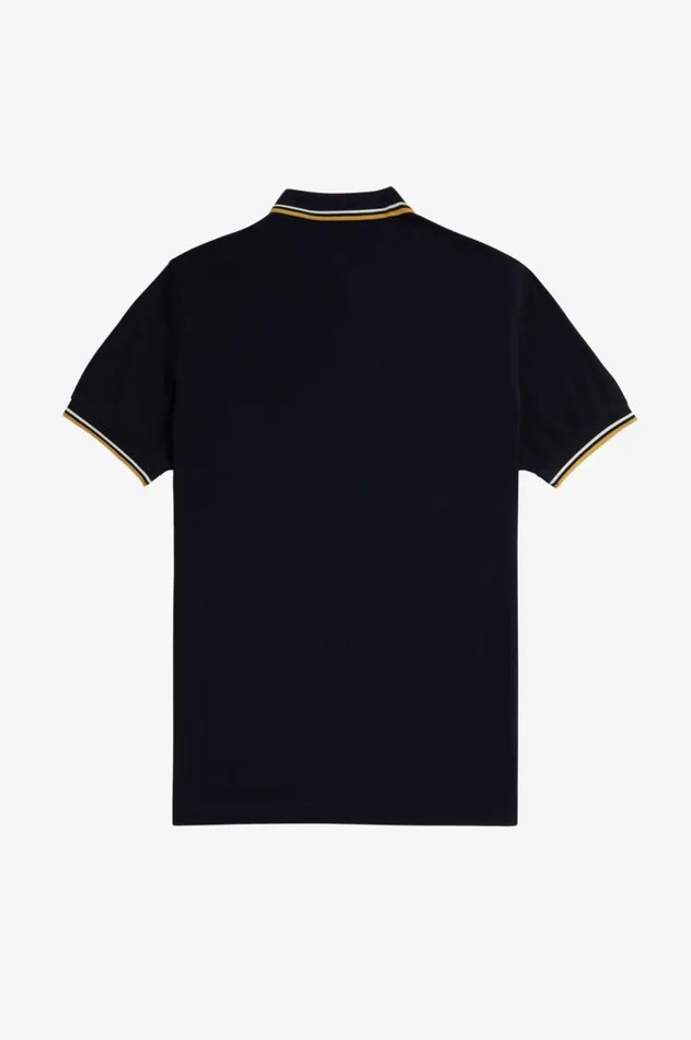 Men The Fred Perry Shirt Fred Perry M3600 Navyecruhoneycomb