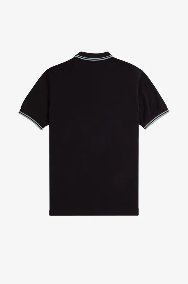 Men The Fred Perry Shirt Fred Perry M3600 Navysilver Bluesilver Blue