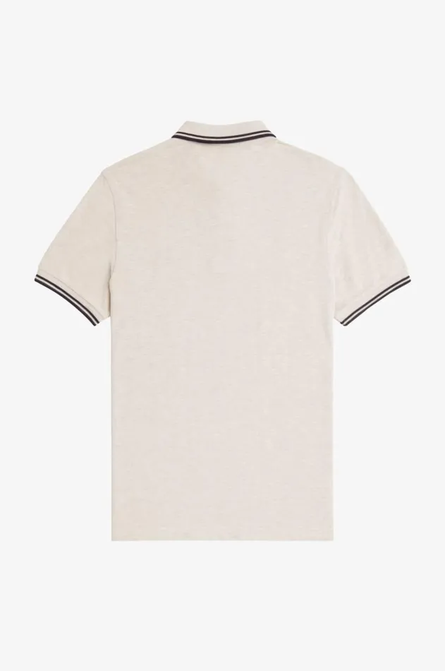Men The Fred Perry Shirt Fred Perry M3600 Porridge Marlanchor Greyanchor Grey