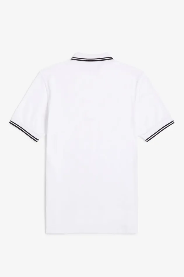Men The Fred Perry Shirt Fred Perry M3600 Whiteblackblack