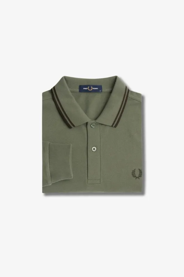 Men The Fred Perry Shirt Fred Perry M3636 Laurel Wreath Greennight Greennight Green