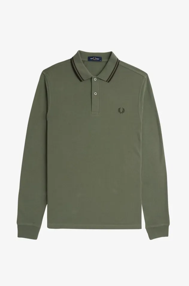 Men The Fred Perry Shirt Fred Perry M3636 Laurel Wreath Greennight Greennight Green