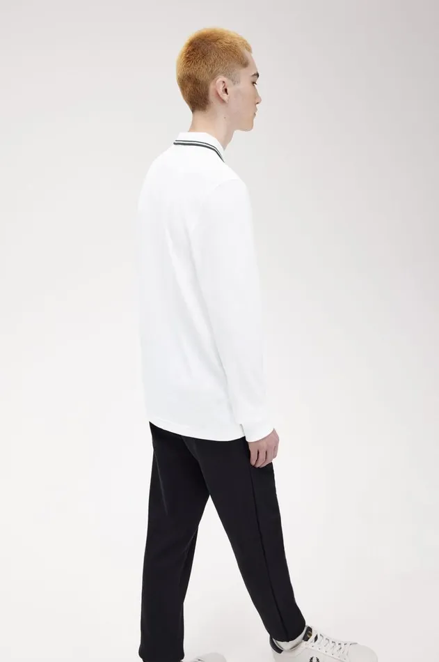 Men The Fred Perry Shirt Fred Perry M3636 Whiteblackblack