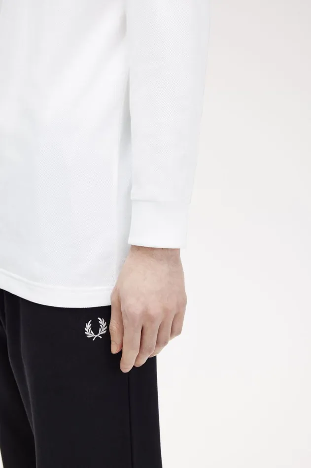 Men The Fred Perry Shirt Fred Perry M3636 Whiteblackblack