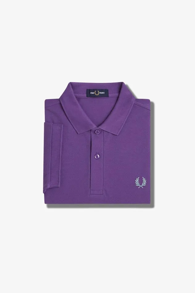Men The Fred Perry Shirt Fred Perry M6000 Amethystsilver Blue