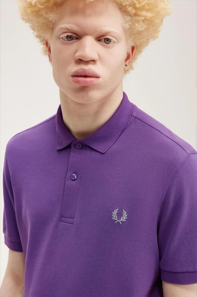 Men The Fred Perry Shirt Fred Perry M6000 Amethystsilver Blue