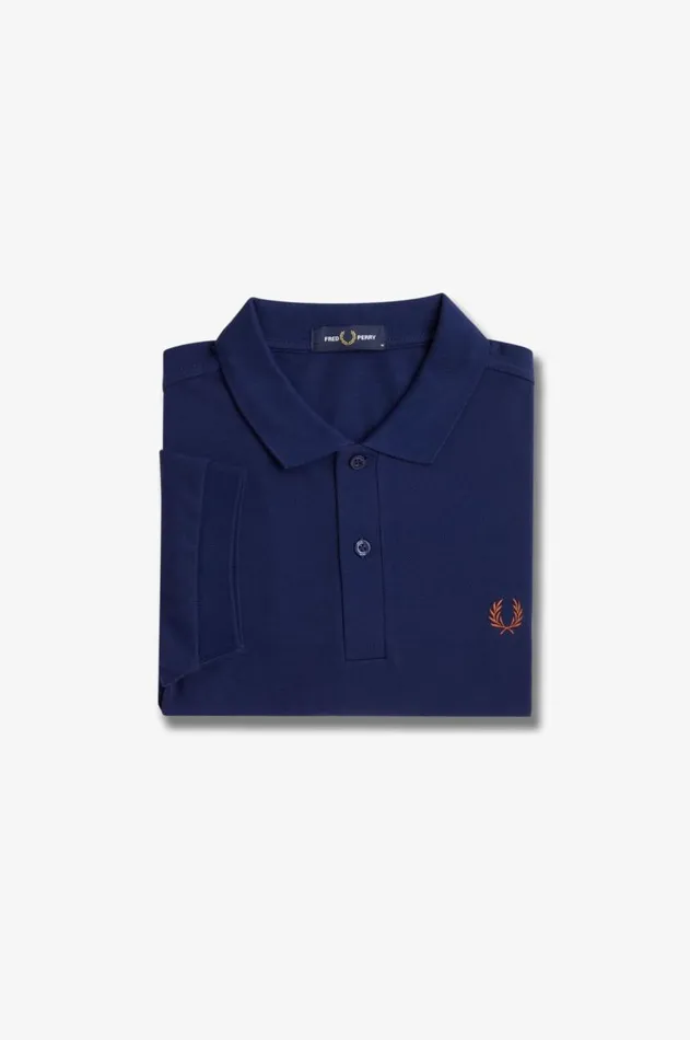 Men The Fred Perry Shirt Fred Perry M6000 French Navywhisky Brown