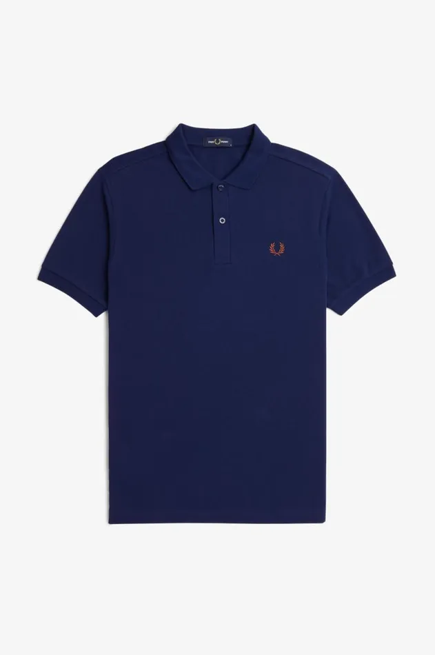 Men The Fred Perry Shirt Fred Perry M6000 French Navywhisky Brown