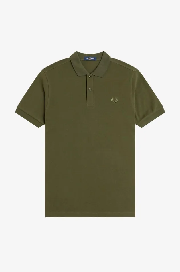 Men The Fred Perry Shirt Fred Perry M6000 Hunting Greenlaurel Wreath Green