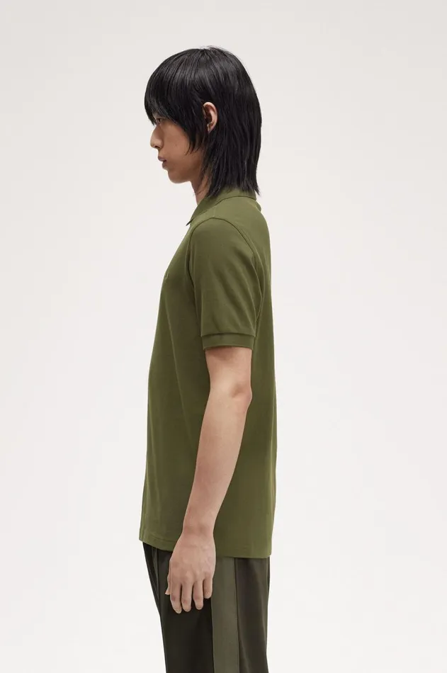 Men The Fred Perry Shirt Fred Perry M6000 Hunting Greenlaurel Wreath Green