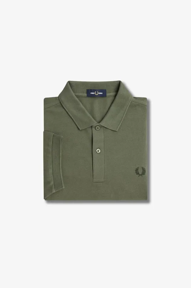 Men The Fred Perry Shirt Fred Perry M6000 Laurel Wreath Greennight Green
