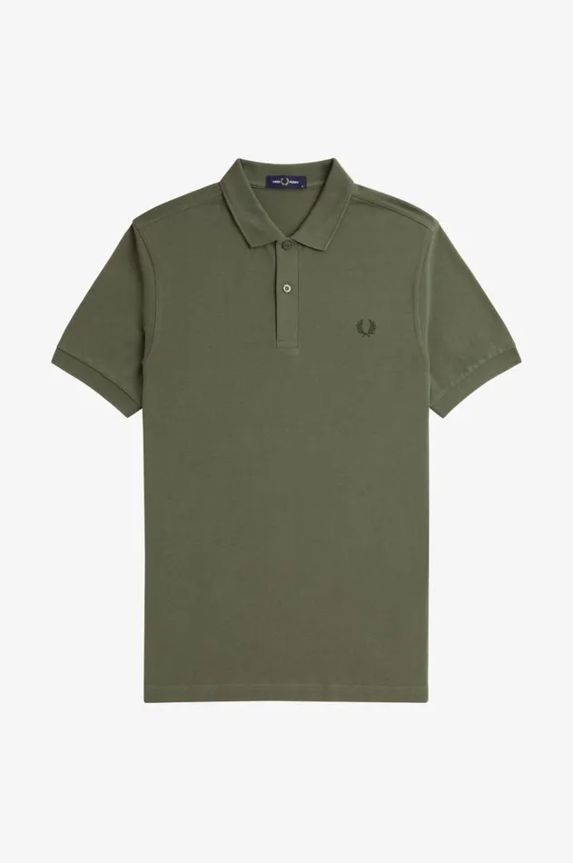 Men The Fred Perry Shirt Fred Perry M6000 Laurel Wreath Greennight Green