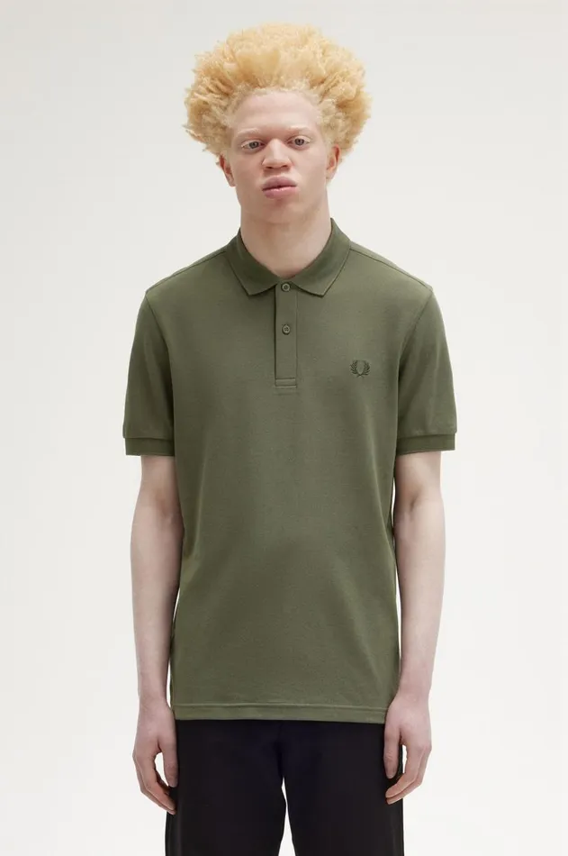 Men The Fred Perry Shirt Fred Perry M6000 Laurel Wreath Greennight Green