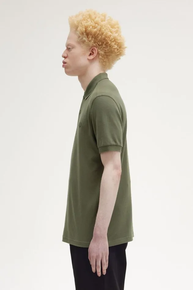 Men The Fred Perry Shirt Fred Perry M6000 Laurel Wreath Greennight Green
