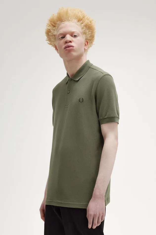 Men The Fred Perry Shirt Fred Perry M6000 Laurel Wreath Greennight Green