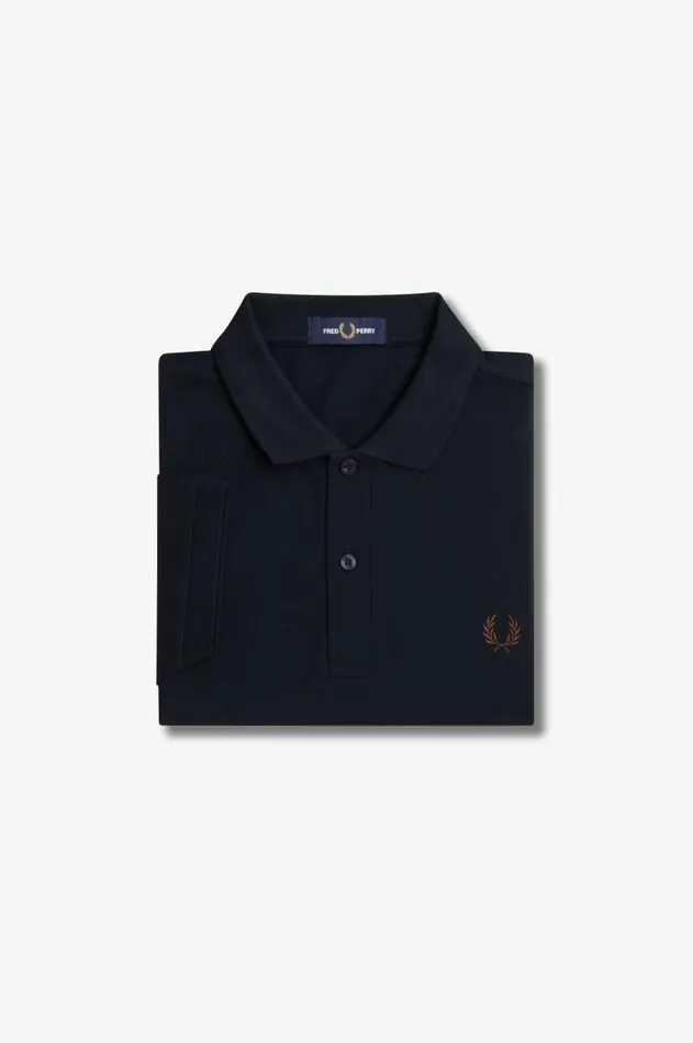 Men The Fred Perry Shirt Fred Perry M6000 Navycarrington Brick