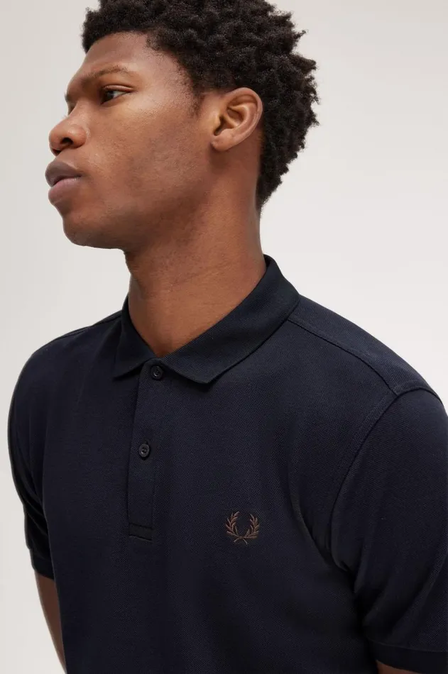 Men The Fred Perry Shirt Fred Perry M6000 Navycarrington Brick