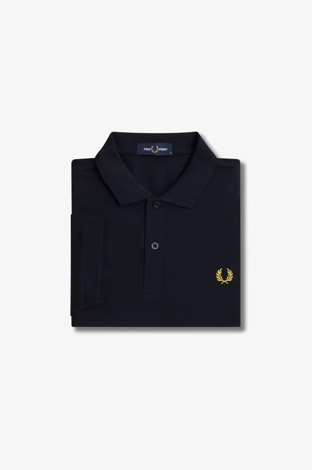 Men The Fred Perry Shirt Fred Perry M6000 Navyhoneycomb