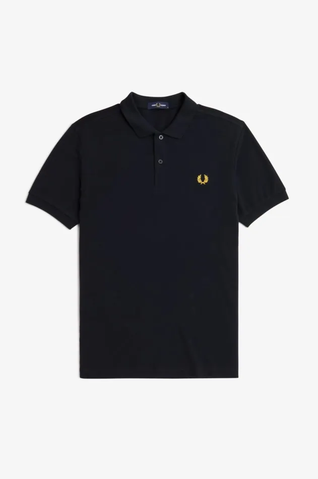 Men The Fred Perry Shirt Fred Perry M6000 Navyhoneycomb
